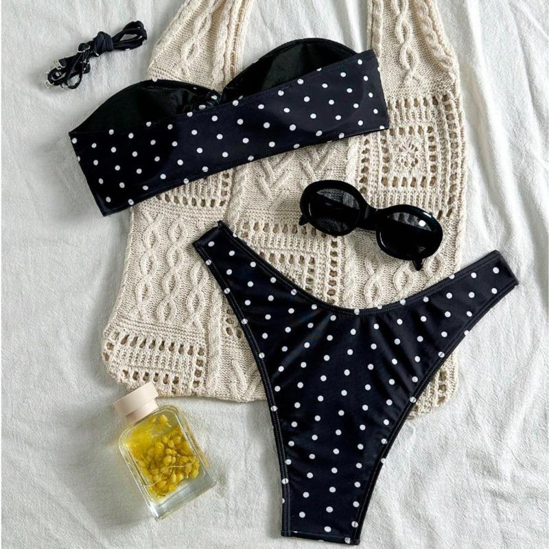 New Sexy Dot Bikinis 2026 Women's Swimwear Female Swimsuit For Swim Wear Bathing Suit Brazilian