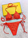 Contrast Color Bathing Suits Womens Swimsuits Designer Sexy Bikini Two-Piecs Swimsuit Fashion