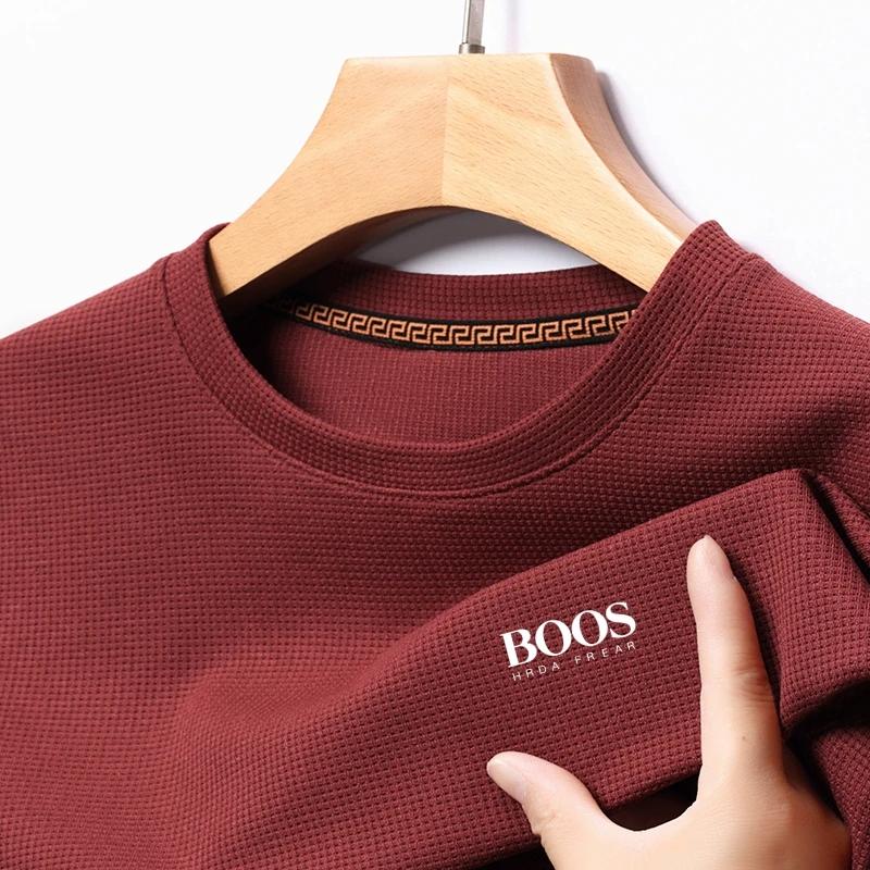 Embroidered New Summer Comfortable Round Neck Short Sleeved T-shirt Mens Casual and Fashionable