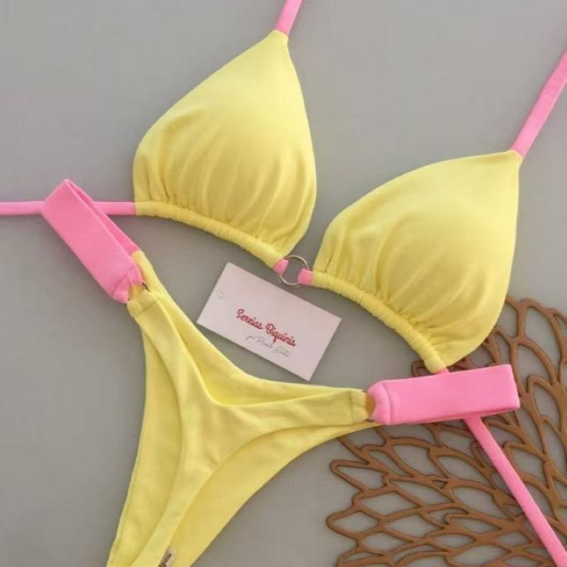 2026 Micro Bikinis Push Up Women Swimsuits Sexy Swimwear Brazilian Bikini Set Thong Biquini Print