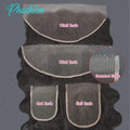 Phashion HD 13x6 13x4 Lace Frontal Straight Pre Plucked 4X4 5x5 6x6 Swiss Full Body Closure Only