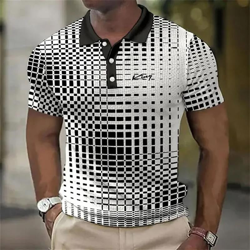 Polyester Mens Polo Shirts Casual Solid Color Short Sleeve Polo Shirts for Men New Summer Desinger