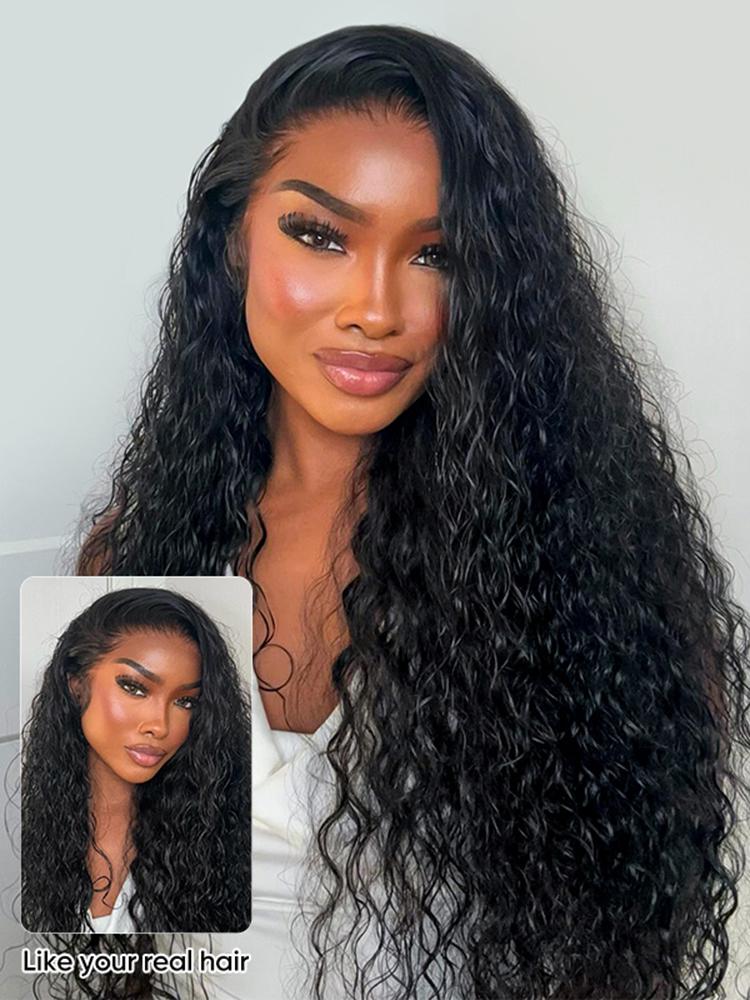 Water Wave Lace Front Wigs Glueless Wig Human Hair Ready To Wear Wigs Brazilian Lace Frontal Human