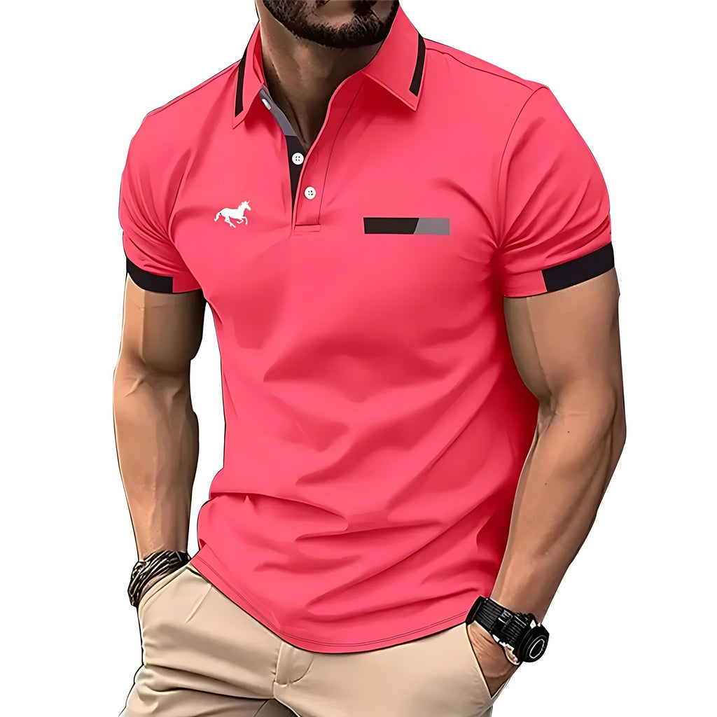 2026 Summer Mens Polo Shirt - 3D Printed Design Breathable Lightweight Stylish and Fashionable