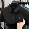 2026 Mens premium summer polo shirt quick drying breathable casual business fashion sports short