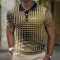 Polyester Mens Polo Shirts Casual Solid Color Short Sleeve Polo Shirts for Men New Summer Desinger