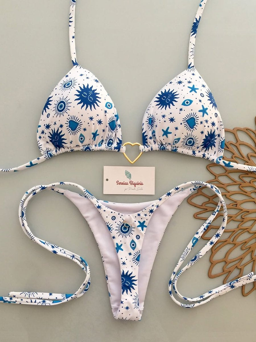 Micro Bikini 2026 Swimwear Women Swimsuit Sexy String Brazilian Bikini Set Halter Solid Biquini Push