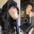 30 Inch 13x4 Lace Front Human Hair Wigs Body Wave 180% Density Remy Hair Glueless Wig Natural Color
