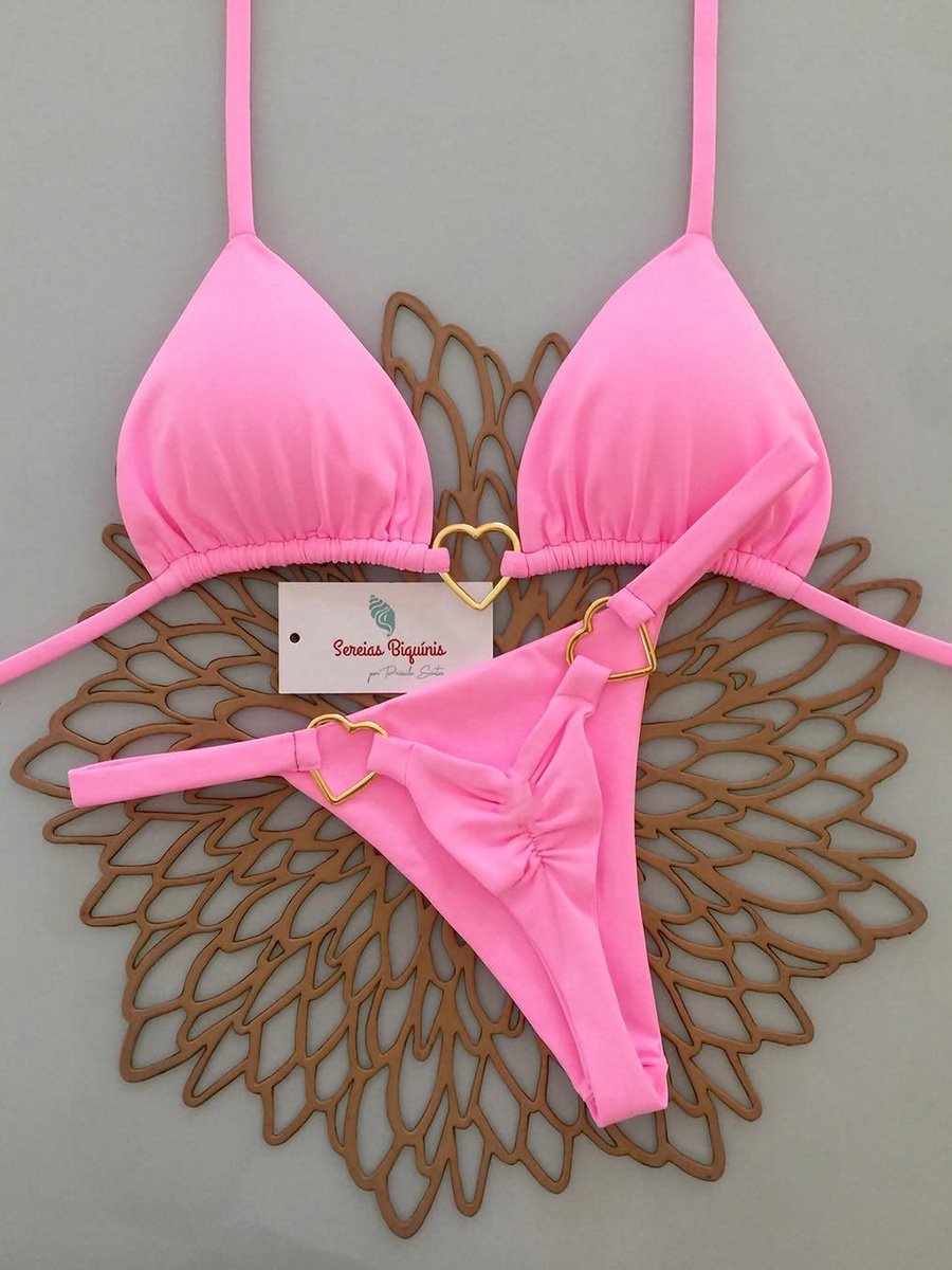 Micro Bikinis 2026 Push Up Swimsuit For Women Sexy Swimwear Brazilian Bikini Set Solid Lover Biquini