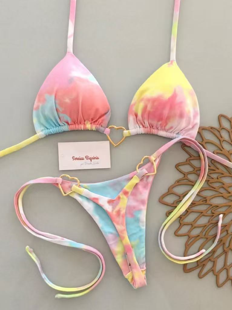 2026 Micro Bikinis Push Up Women Swimsuits Sexy Swimwear Brazilian Bikini Set Thong Biquini Print