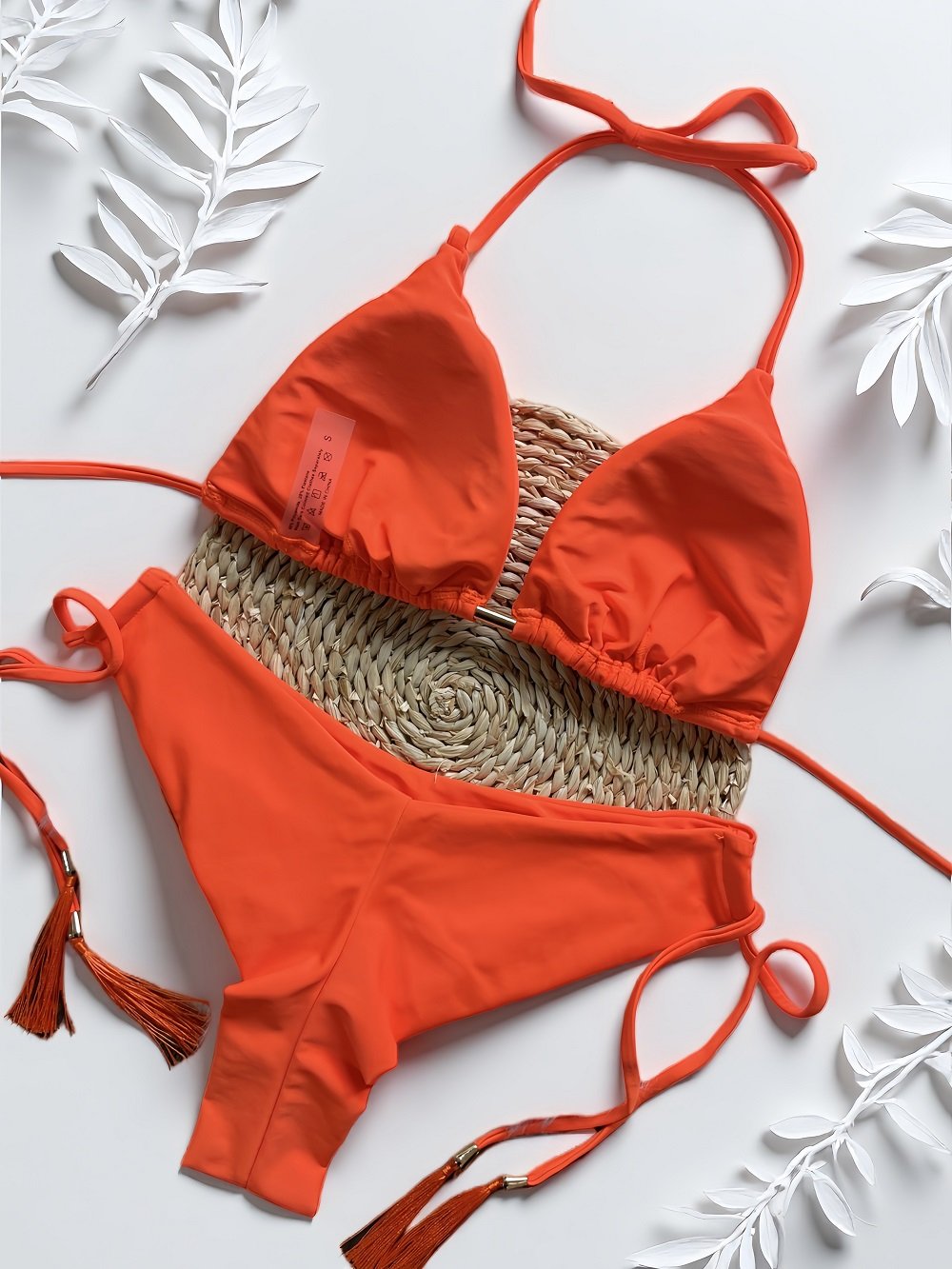 Sexy Folds Bikini Set Solid Micro Bikinis Women Swimsuit Female Triangle Swimwear Beach Wear Bathing
