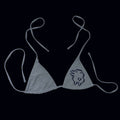 Y2k Swimsuit Cute Print Push-up Padded Bra Thong Two Pieces Swimwear Beachwear Bathing Suit Female