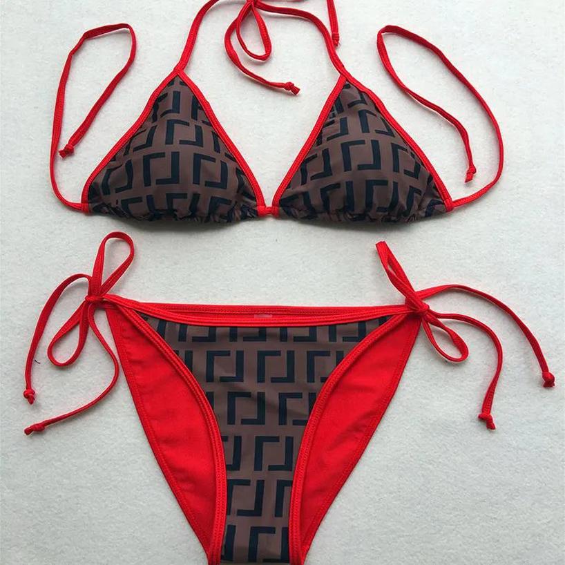 Contrast Color Bathing Suits Womens Swimsuits Designer Sexy Bikini Two-Piecs Swimsuit Fashion