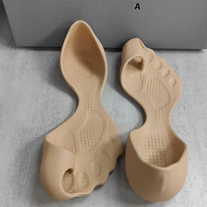 men women beach Minimalist zero thin soled sandals slippers grotesque Flat Heel nude barefoot shoes
