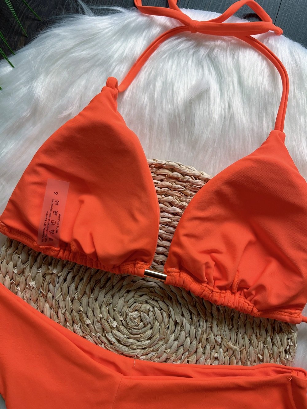 Sexy Folds Bikini Set Solid Micro Bikinis Women Swimsuit Female Triangle Swimwear Beach Wear Bathing
