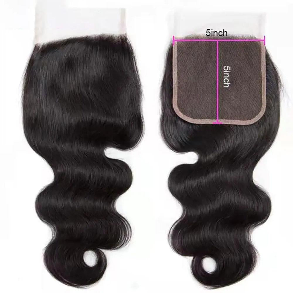 4x4 5x5 Body Wave Closure 6x6 Human Hair Lace Frontal Closure For Women Hair Extensions Swiss Lace
