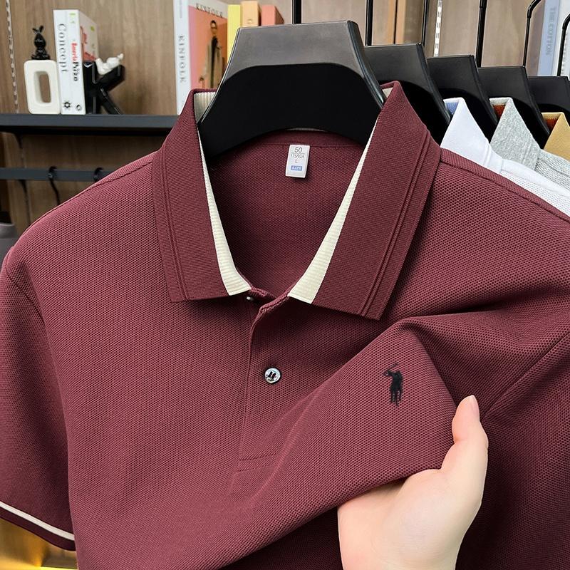 100 cotton fashionable T-shirt summer new mens short sleeve luxury custom designer brand Pony