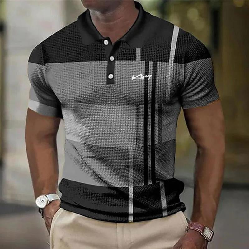 Polyester Mens Polo Shirts Casual Solid Color Short Sleeve Polo Shirts for Men New Summer Desinger