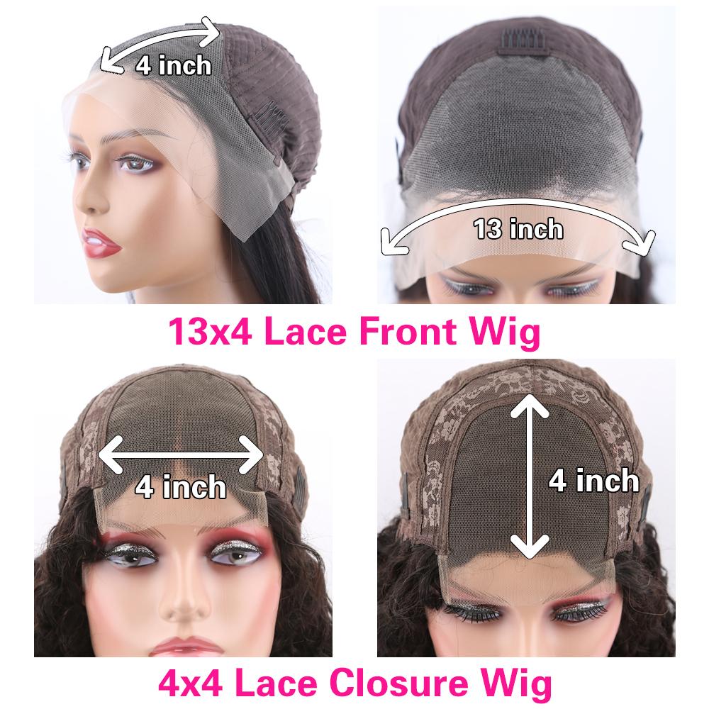 Short Bob Wig Transparent Lace Frontal Wigs Human Hair 100% Straight Bob Wigs Pre Plucked 13x4 Lace