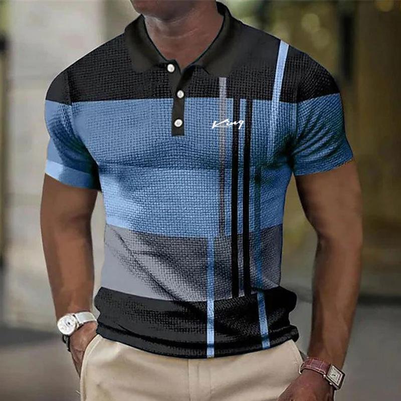 Polyester Mens Polo Shirts Casual Solid Color Short Sleeve Polo Shirts for Men New Summer Desinger