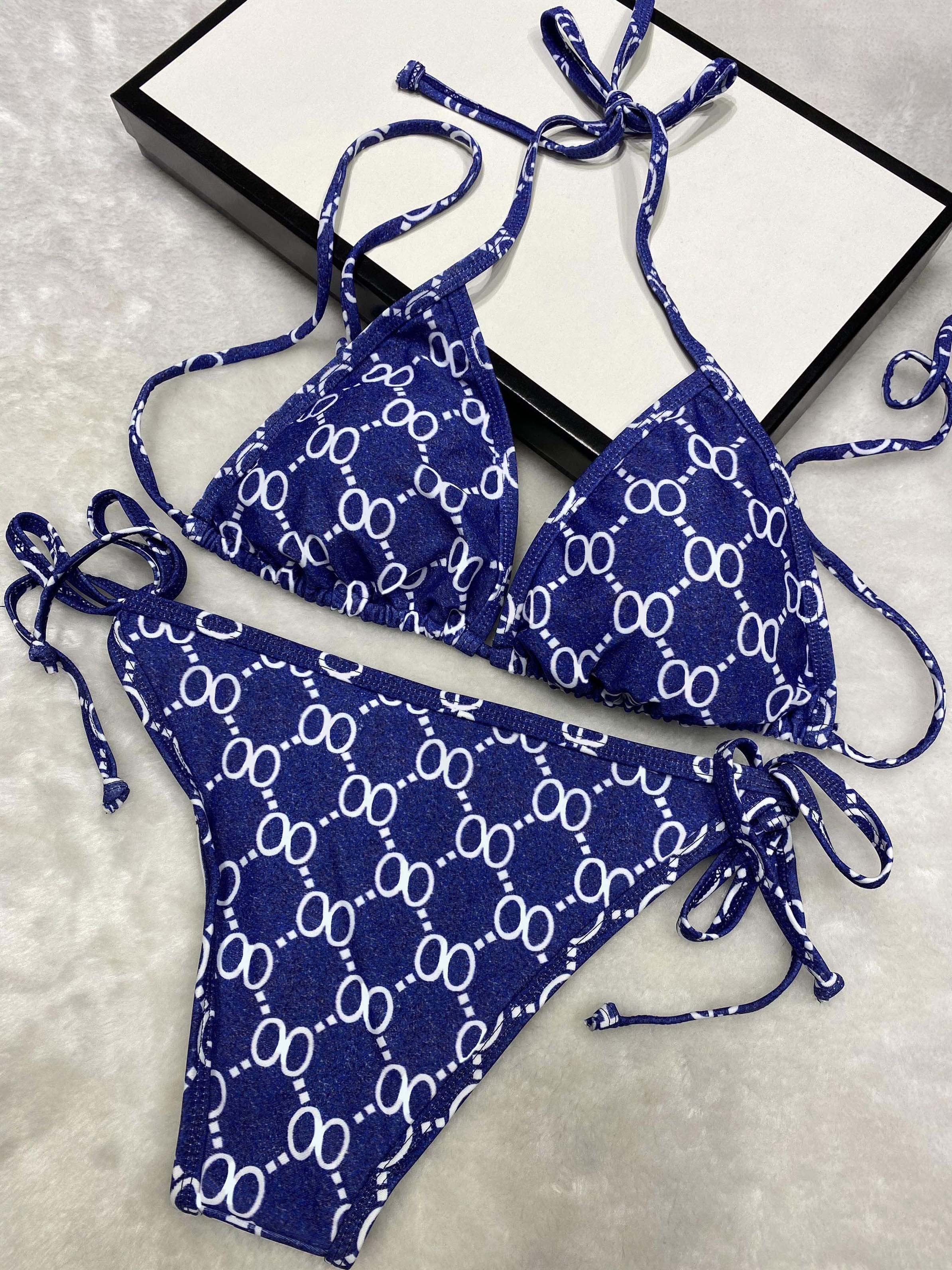 Contrast Color Bathing Suits Womens Swimsuits Designer Sexy Bikini Two-Piecs Swimsuit Fashion