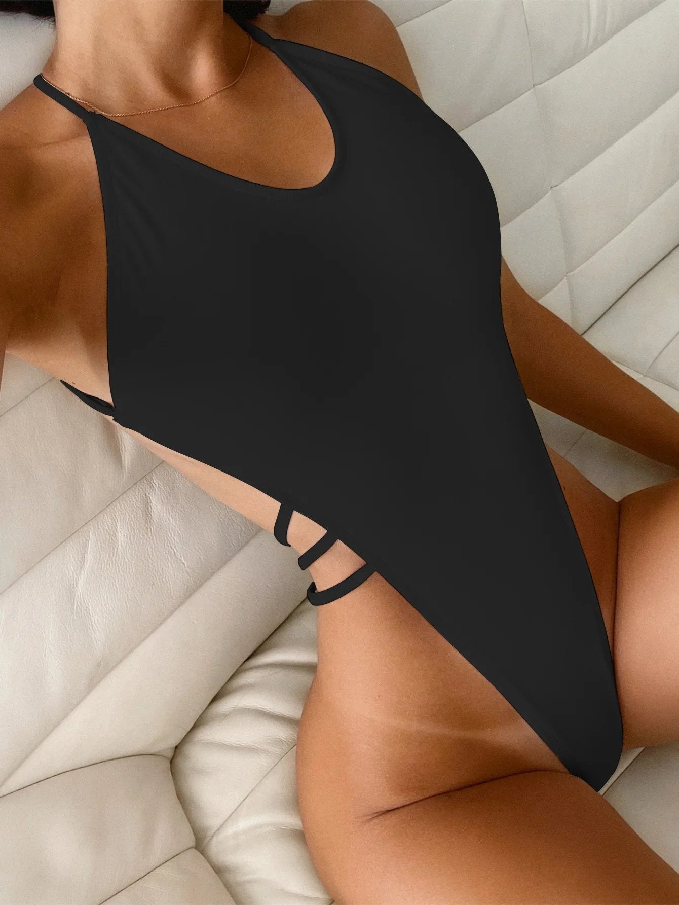 sexy backless bikinis one piece swimsuit bandage bikini thong swimsuit Swimwear Biquini conjunto de