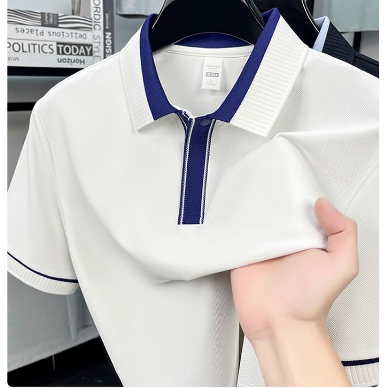 Mens Classic Polo Shirt 2026 New Summer Collection Soft Cotton Blend Fabric Lightweight Comfortable