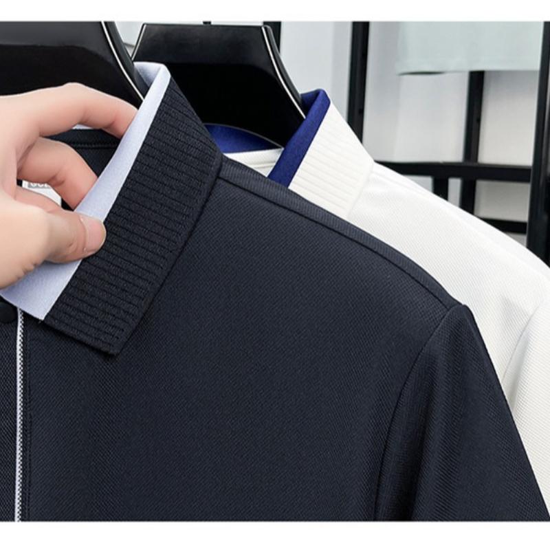 Mens Classic Polo Shirt 2026 New Summer Collection Soft Cotton Blend Fabric Lightweight Comfortable