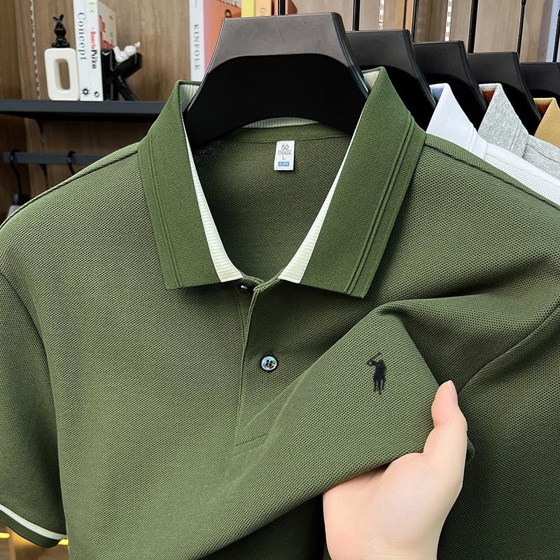 100 cotton fashionable T-shirt summer new mens short sleeve luxury custom designer brand Pony
