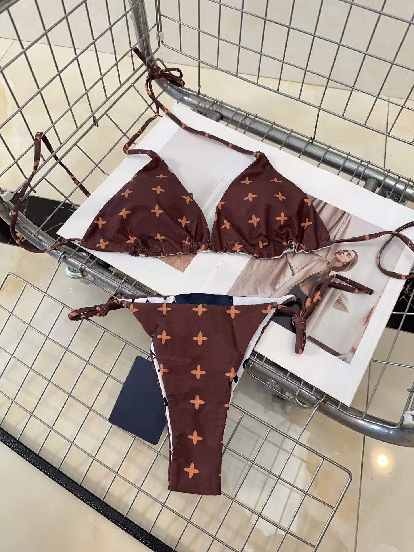 Contrast Color Bathing Suits Womens Swimsuits Designer Sexy Bikini Two-Piecs Swimsuit Fashion