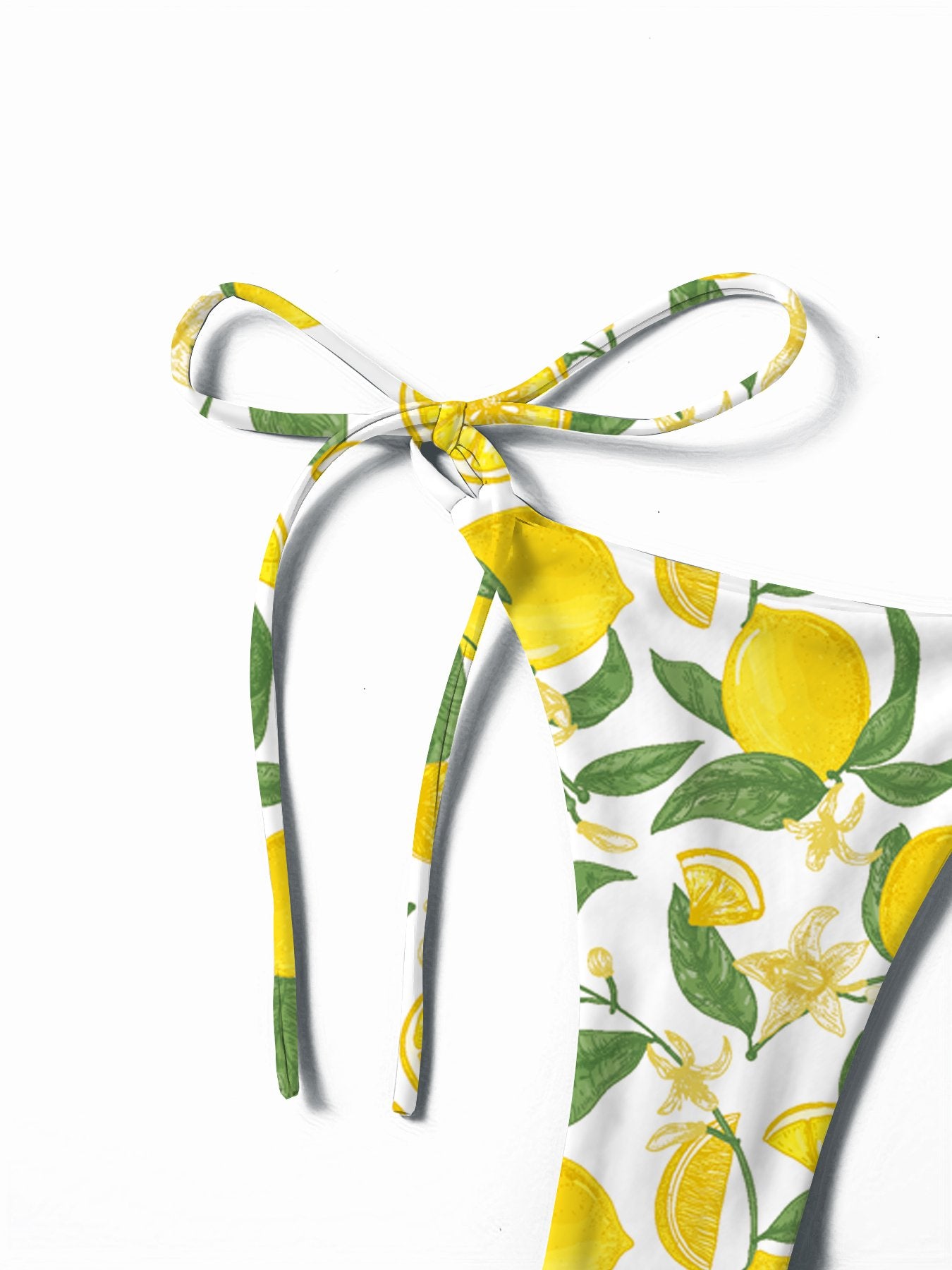 New European and American Style Solid Color Sexy Lace-Up Hot Girl Style Fashionable Bikini Swimwear