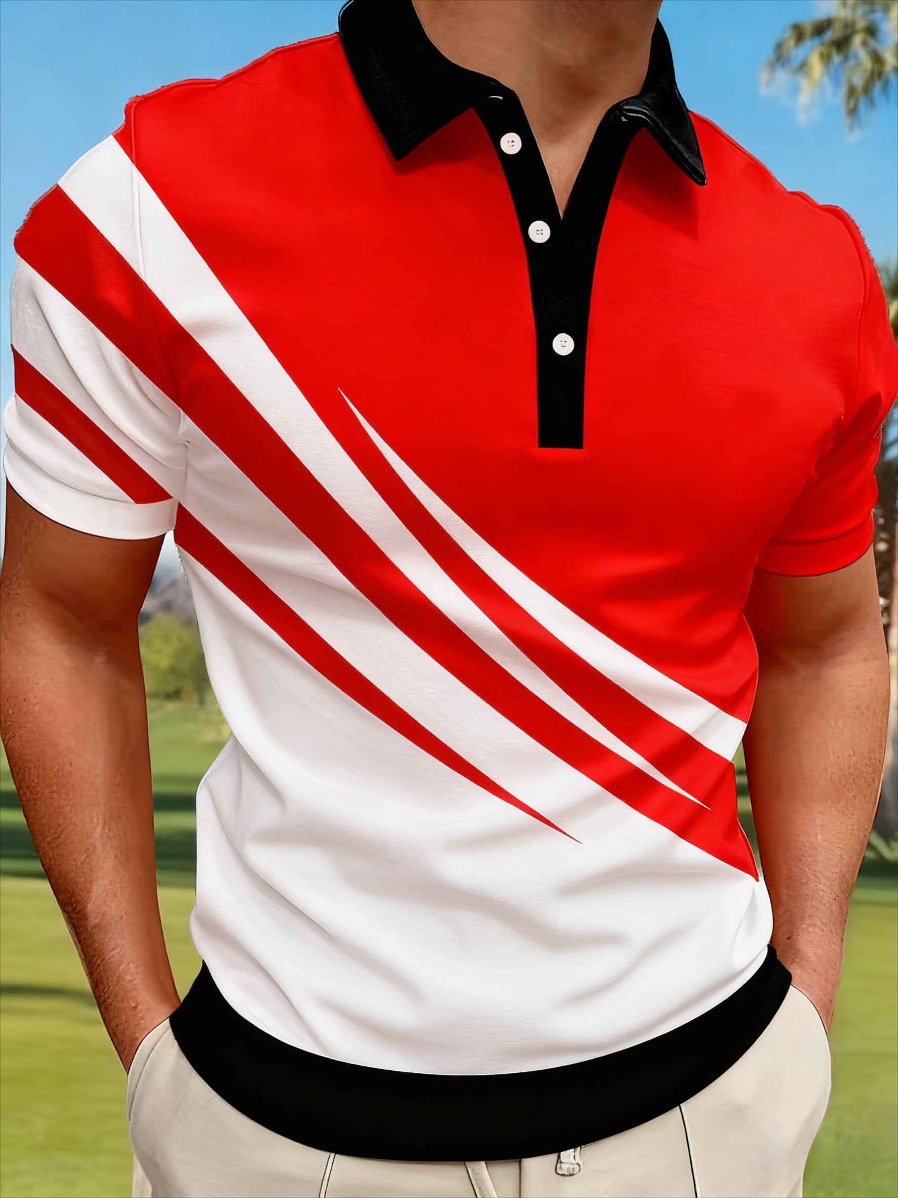 2026 Hit Series Mens Golf Fashion Casual Polo Shirt Casual Light Business Polo Shirt Short-sleeved