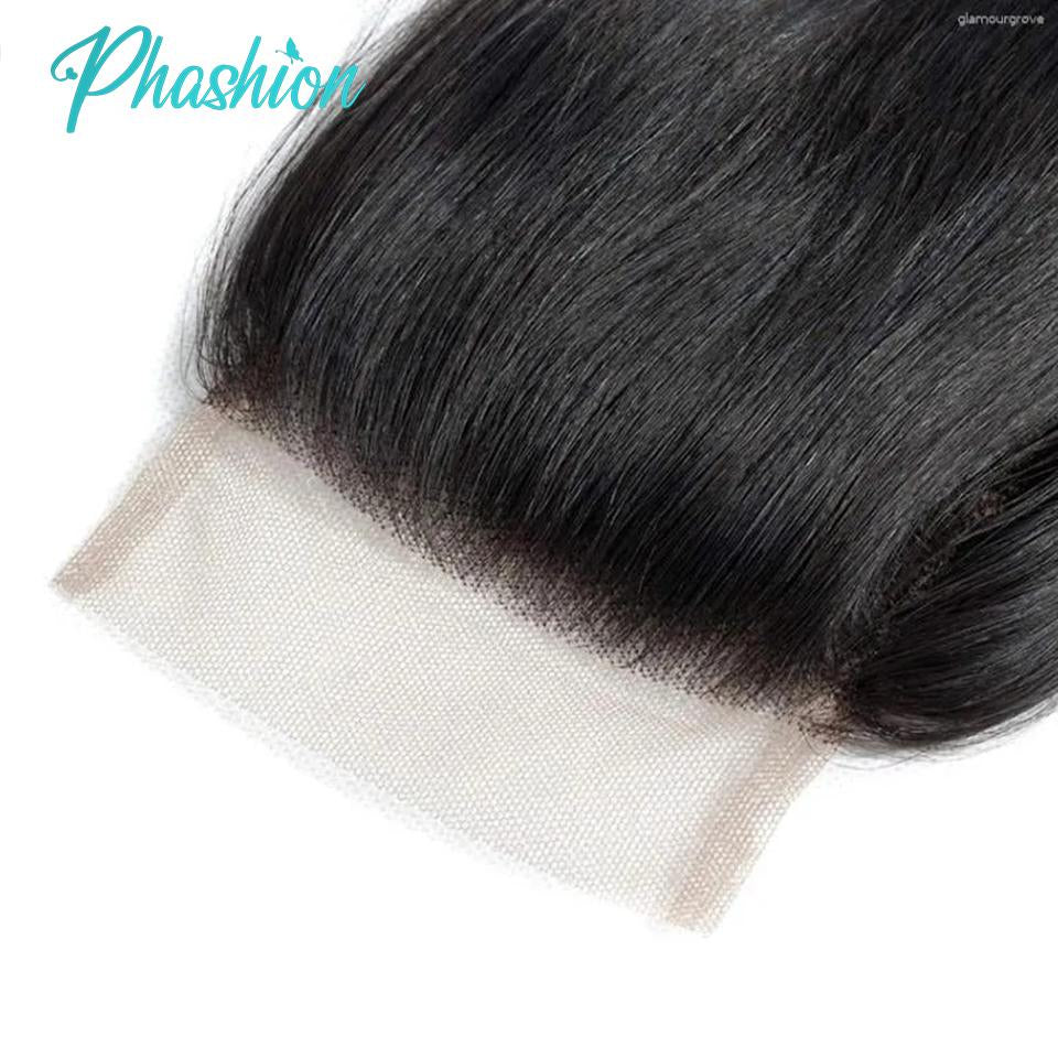 Phashion 24 26 Inch 5x5 4x4 Straight Lace Closure Only Pre Plucked Long Full Swiss Transparent Lace