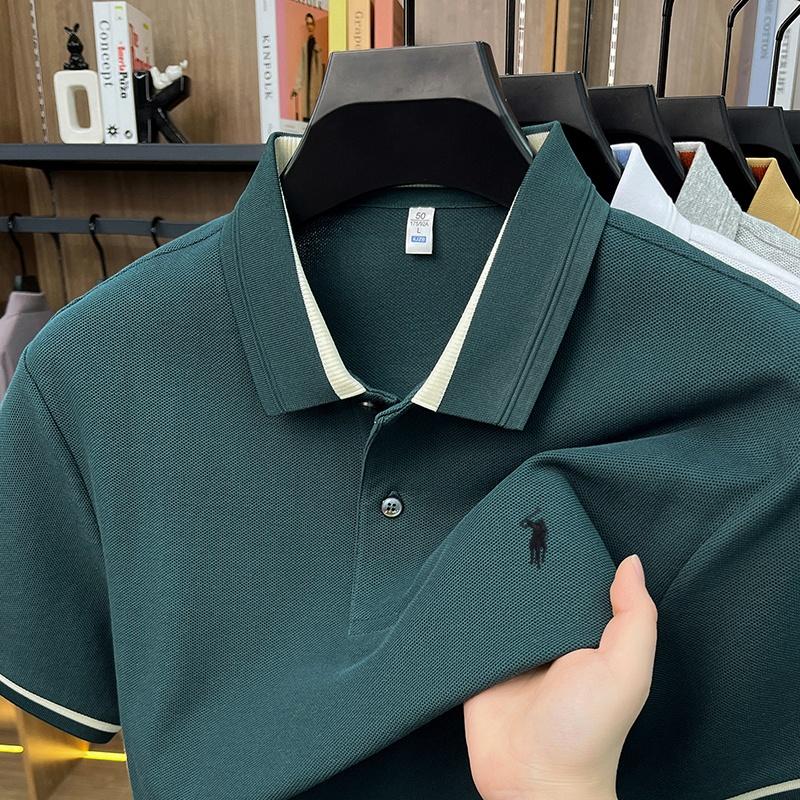 100 cotton fashionable T-shirt summer new mens short sleeve luxury custom designer brand Pony