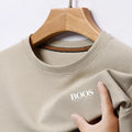 Embroidered New Summer Comfortable Round Neck Short Sleeved T-shirt Mens Casual and Fashionable