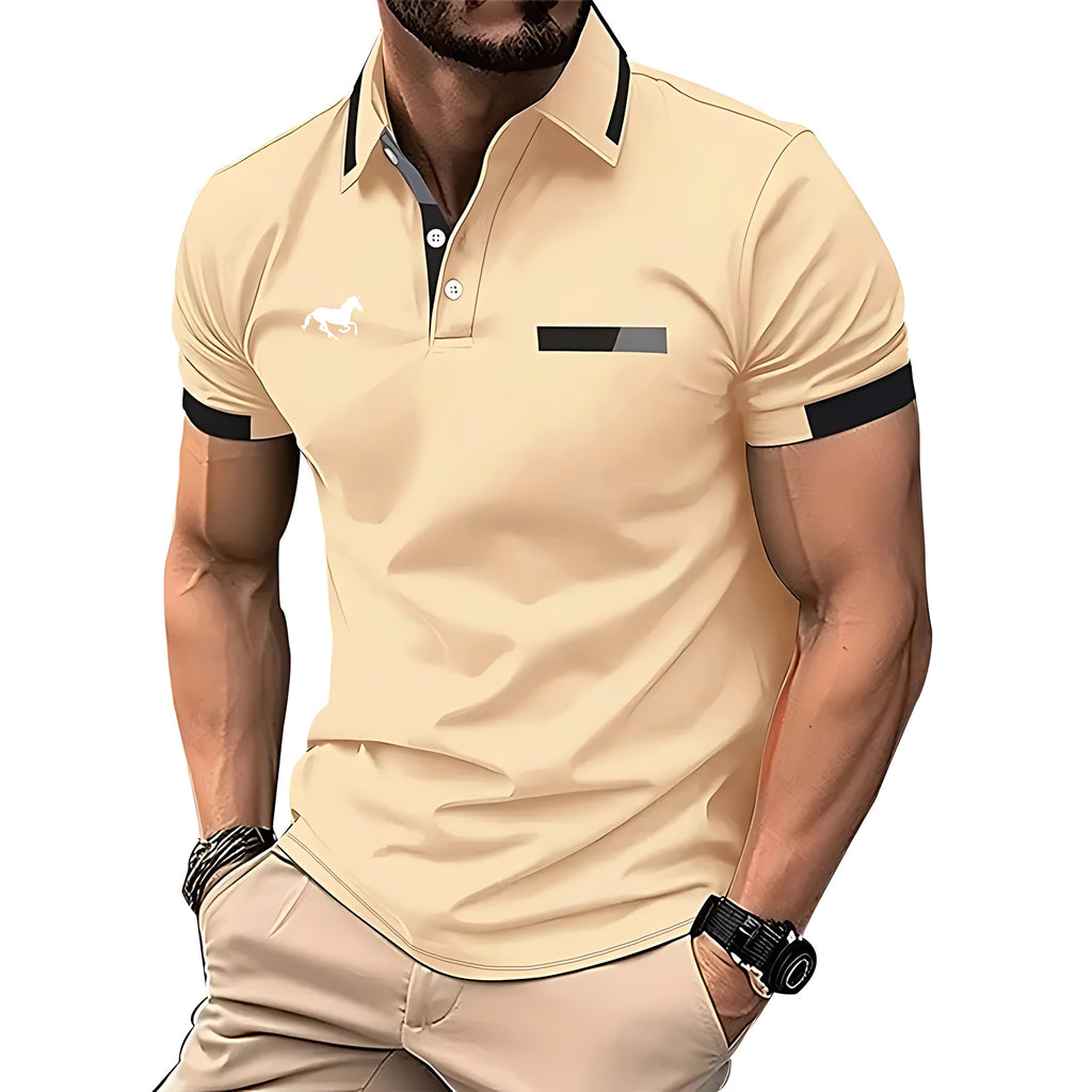 2026 Summer Mens Polo Shirt - 3D Printed Design Breathable Lightweight Stylish and Fashionable