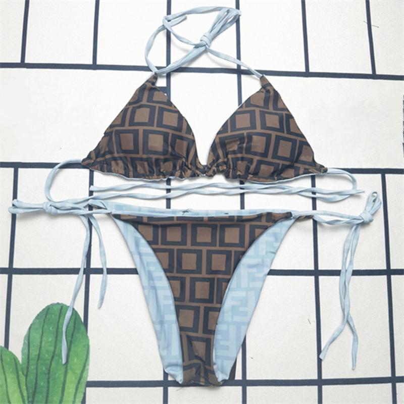 Contrast Color Bathing Suits Womens Swimsuits Designer Sexy Bikini Two-Piecs Swimsuit Fashion