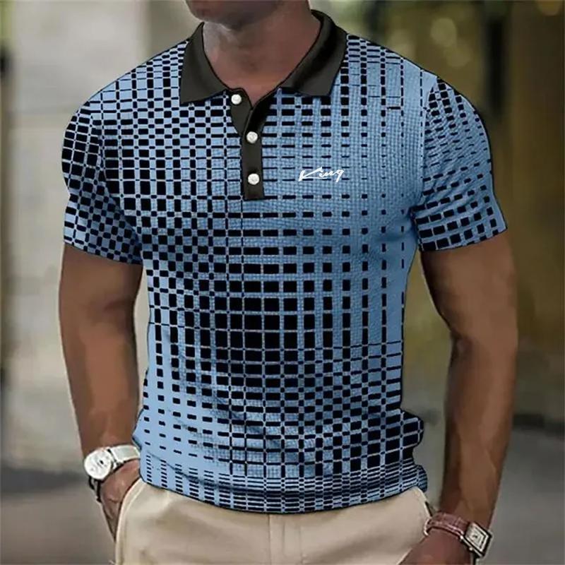 Polyester Mens Polo Shirts Casual Solid Color Short Sleeve Polo Shirts for Men New Summer Desinger