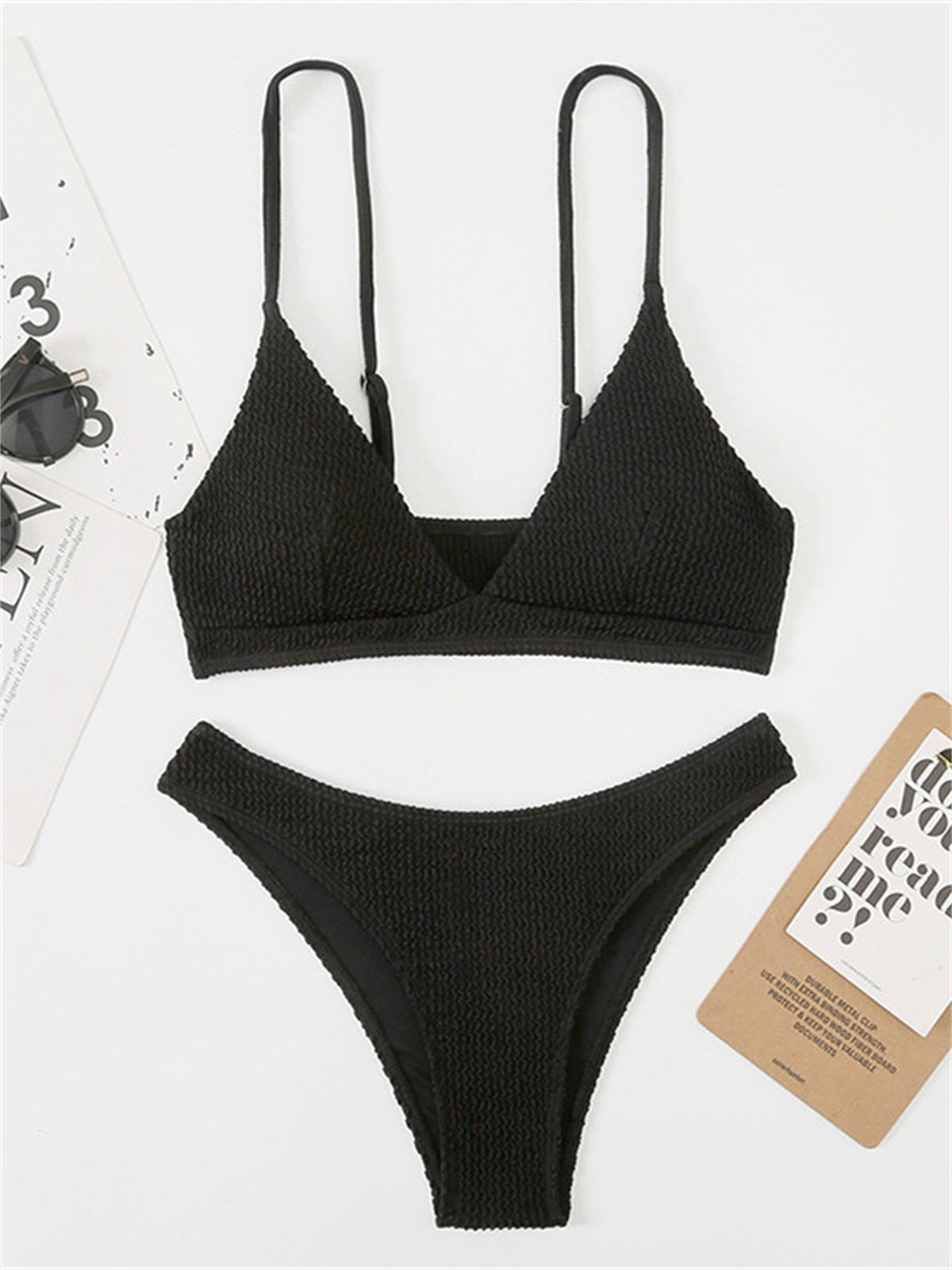 Sexy Extreme Micro Bikini Set 2026 Women White Black Wave V Neck Push Up Thong Swimsuit Beach
