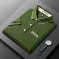 New Style Embroidered Mens High-end Summer Loose Short-sleeved POLO Shirt Casual and Fashionable Top