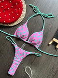 RUOTONGSEPT Cute Print Thong Women Swimsuit Push Up Sexy 2026 Bikini Set 2-piece Swimwear Female