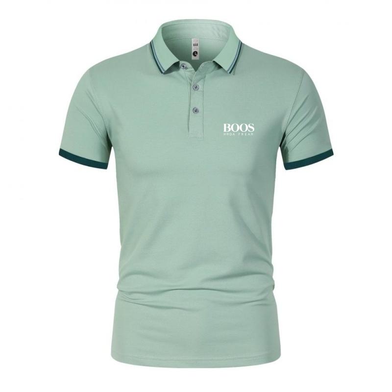 New mens high-quality short sleeved polo shirt summer fashion casual comfortable cool breathable