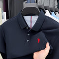 100 pure cotton short sleeved mens polo shirt summer fashion high-end brand pony embroidery golf top
