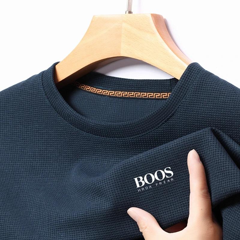 Embroidered New Summer Comfortable Round Neck Short Sleeved T-shirt Mens Casual and Fashionable