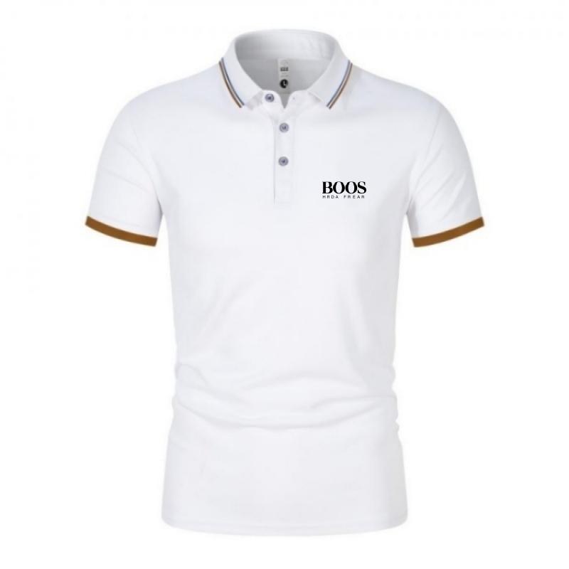 New mens high-quality short sleeved polo shirt summer fashion casual comfortable cool breathable