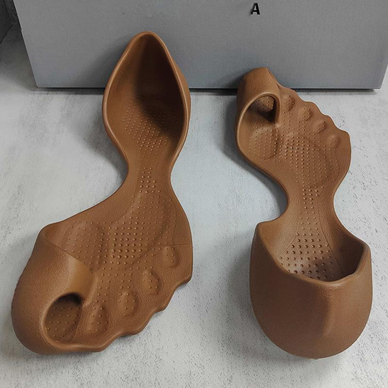 men women beach Minimalist zero thin soled sandals slippers grotesque Flat Heel nude barefoot shoes