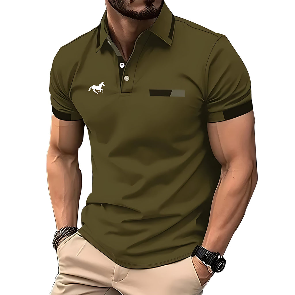 2026 Summer Mens Polo Shirt - 3D Printed Design Breathable Lightweight Stylish and Fashionable