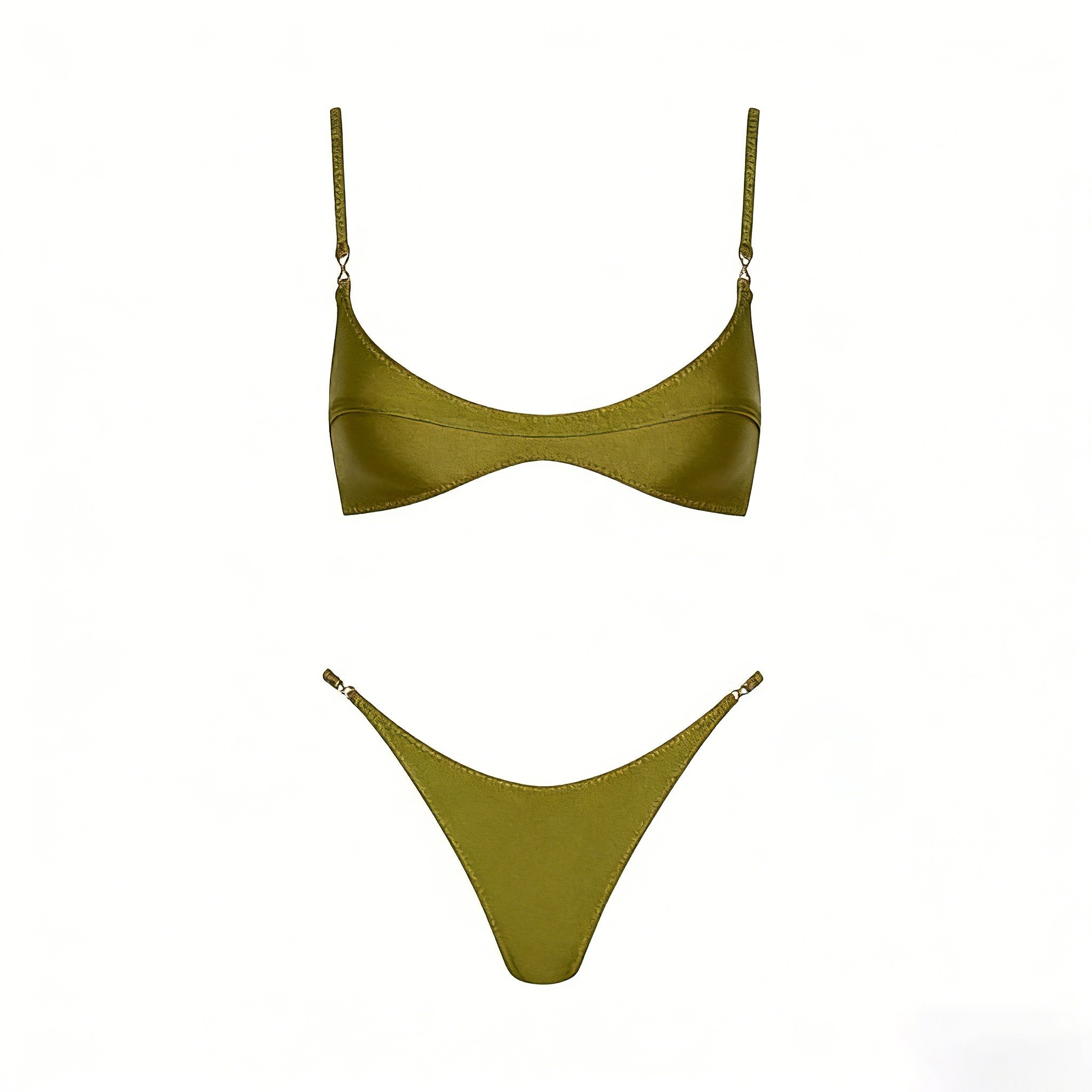 Sexy Braid Bikini Swimsuit with Skirt High Waist Swimwear Women Brazilian Bikini High Leg Bathing