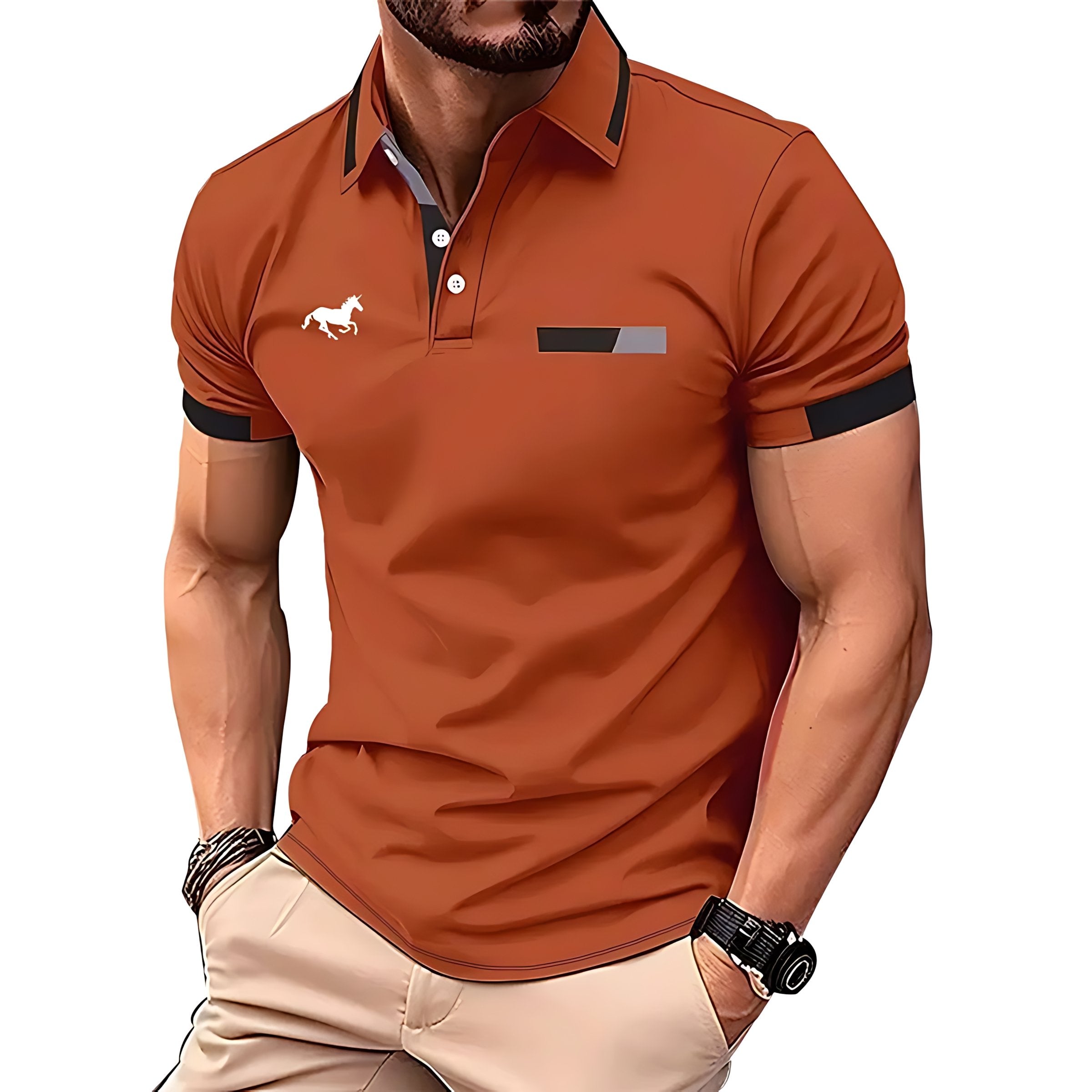 2026 Summer Mens Polo Shirt - 3D Printed Design Breathable Lightweight Stylish and Fashionable