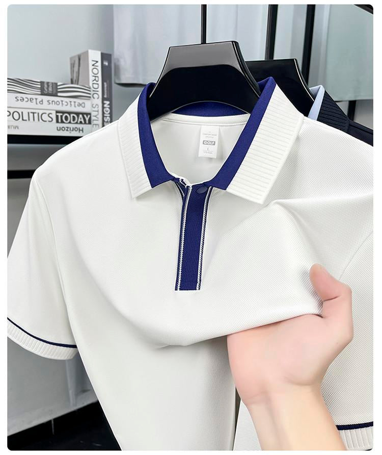 Mens Classic Polo Shirt 2026 New Summer Collection Soft Cotton Blend Fabric Lightweight Comfortable